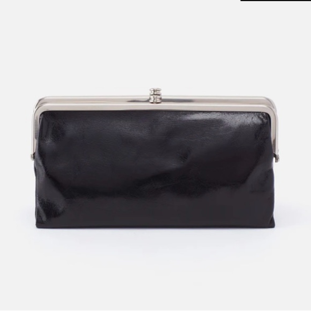 HOBO Black Lauren Clutch Wallet